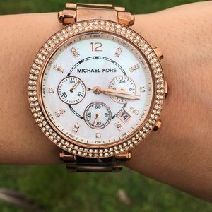 Michael Kors Rosegold Diamond watch